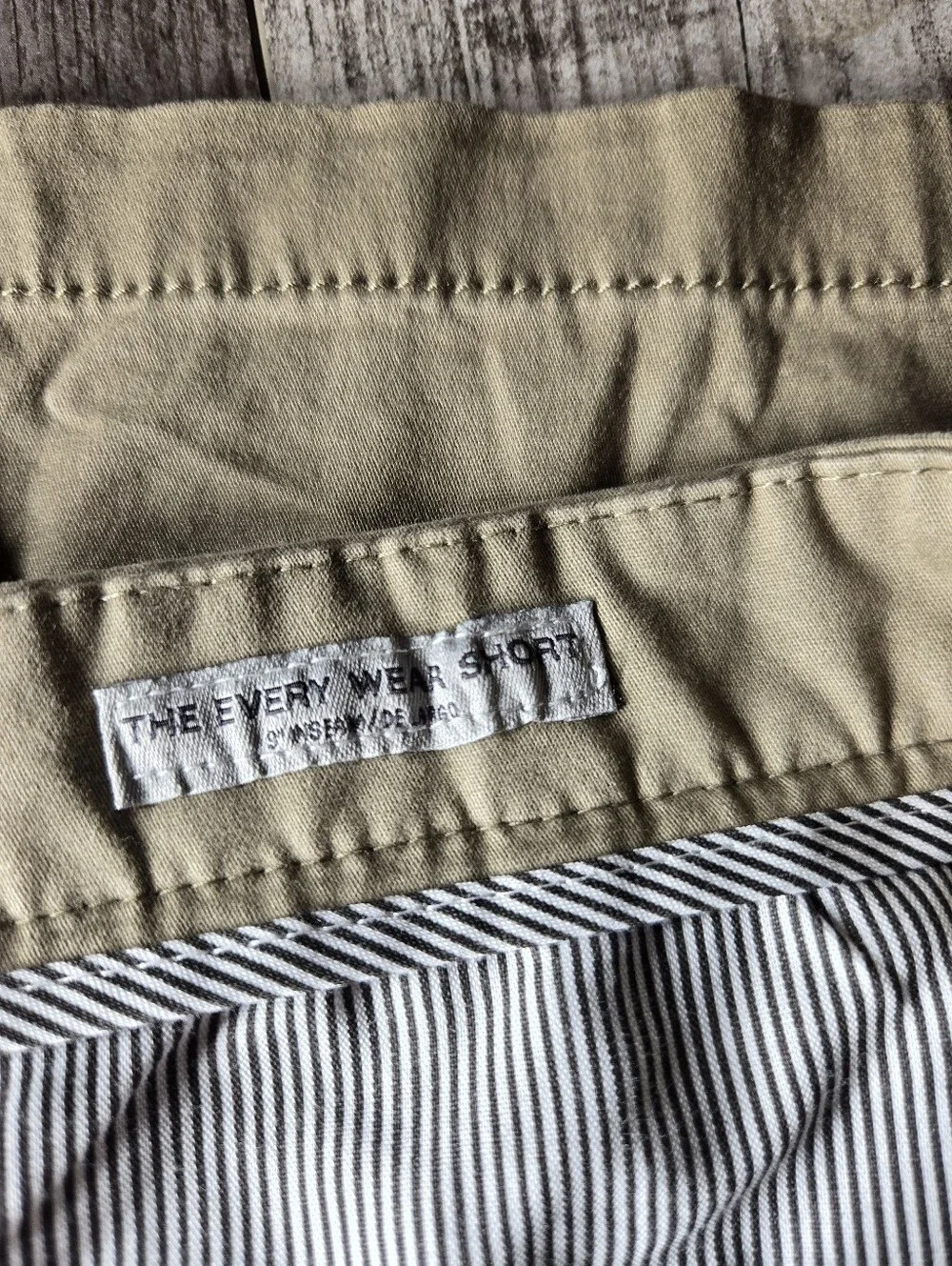 NWT Goodfellow & Co Men’s Light Khaki Flat‑Front Shorts Size 40